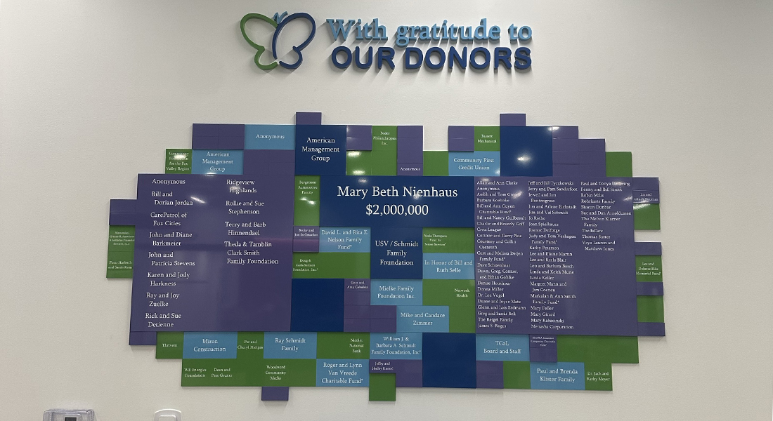 Thompson Center Donor Wall